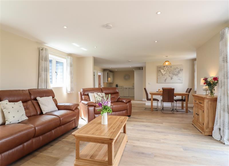 The living area at Bramley Cottage, St. Osyth
