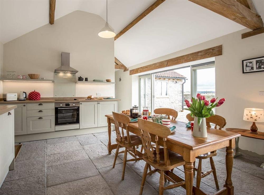 Kitchen & dining area at Long Barn, 