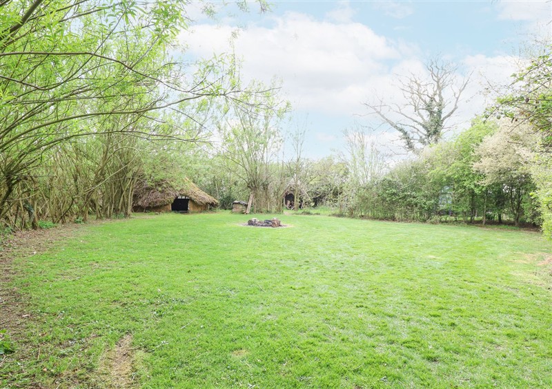 This is the garden at Brandon House Farm Yurt, Brandon Parva near Mattishall