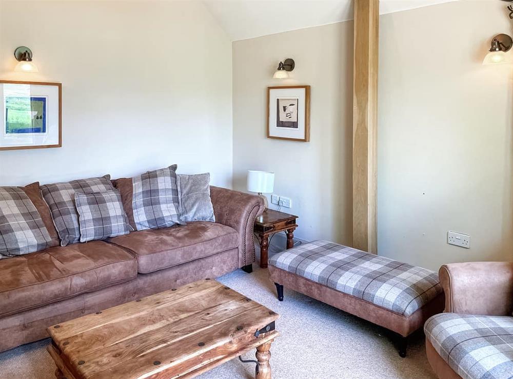 Living area at Brandy Cottage in Glenclova, near Kirriemuir, Angus
