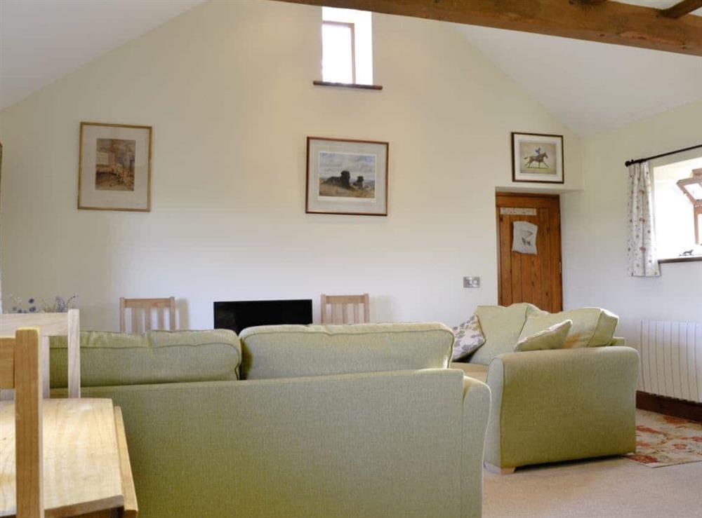 Charcterful open plan living space at Brandys Barn in Middleham, near Leyburn, North Yorkshire