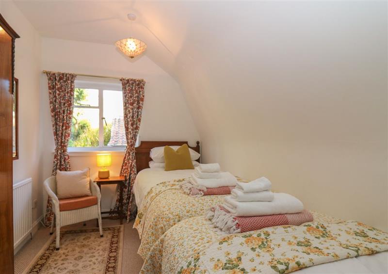 One of the bedrooms at Branklyn Cottage, Perth
