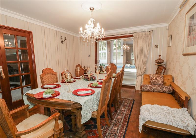 Dining room at Branksome Wood House, Poole