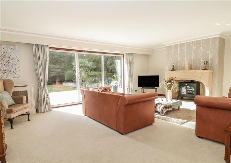 This is the living room at Branksome Wood House, Poole