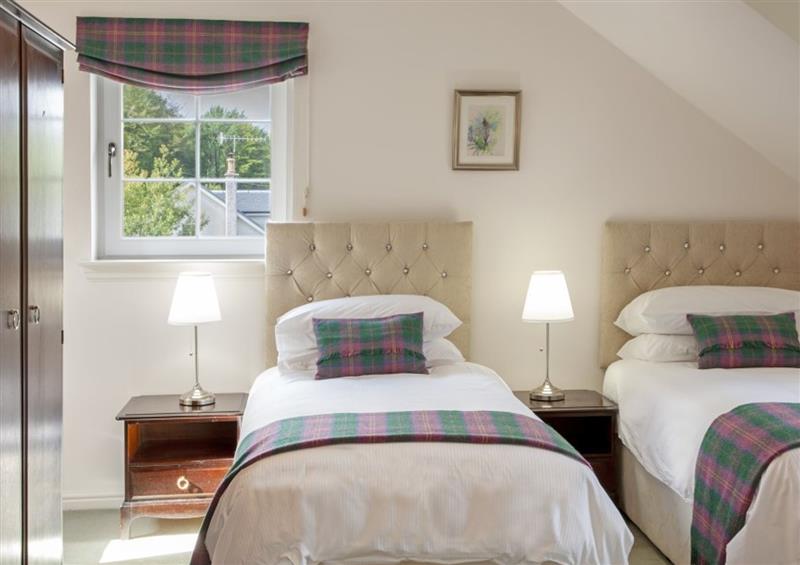 One of the bedrooms at Branter Lodge, Strachur