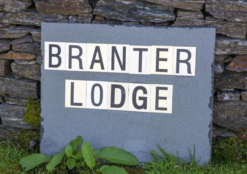 The garden in Branter Lodge at Branter Lodge, Strachur