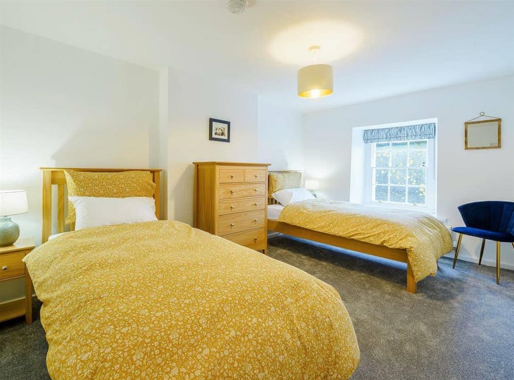 Twin bedroom at Branthwaite Cottage in Caldbeck Fells, Cumbria