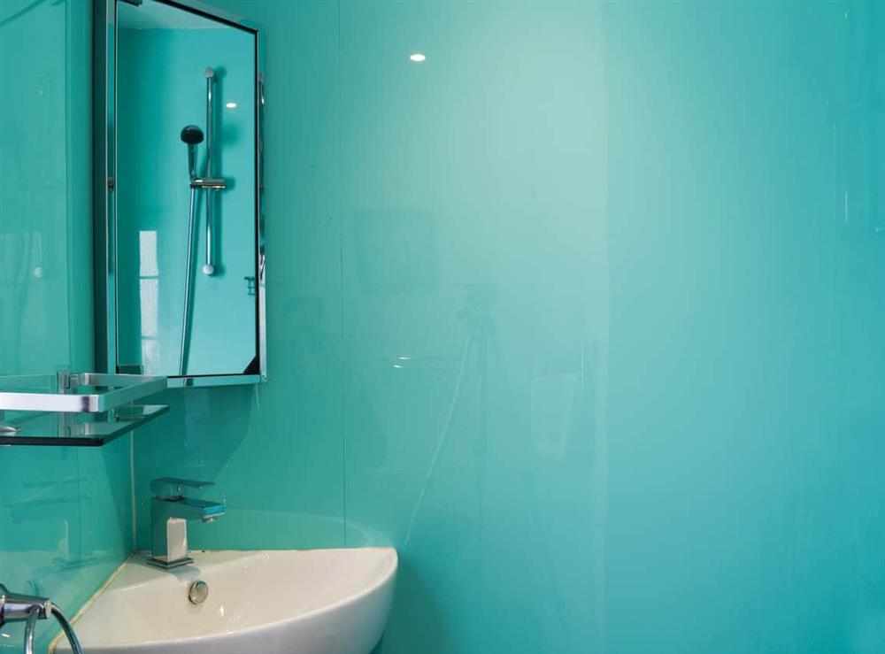 Bathroom at Bray View Cottage in St Clether, near Launceston, Cornwall