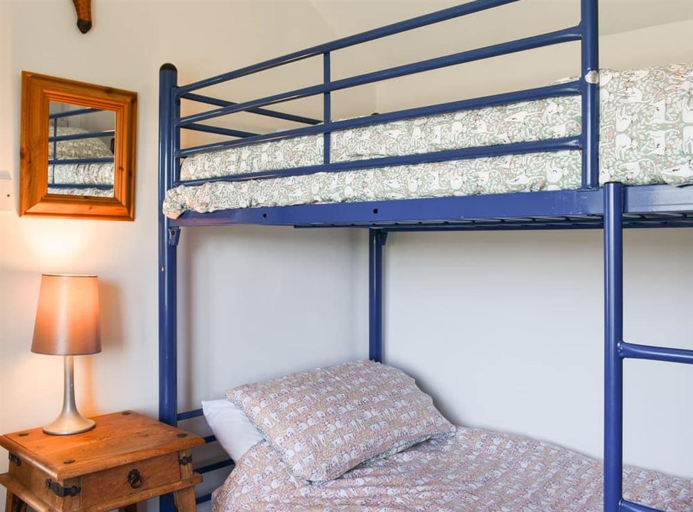 Bunk bedroom at Bray View Cottage in St Clether, near Launceston, Cornwall