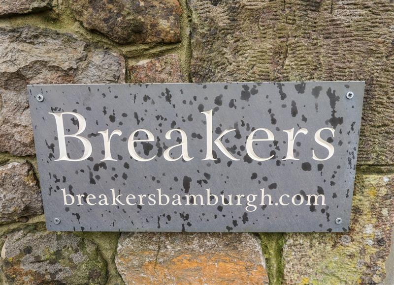 Enjoy the garden at Breakers, Bamburgh