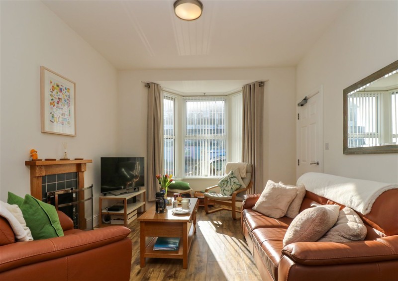 Enjoy the living room at Breakers Point, St Ives