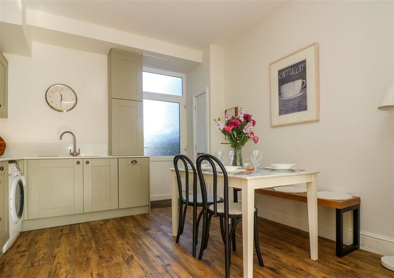 This is the kitchen at Breakers Point, St Ives