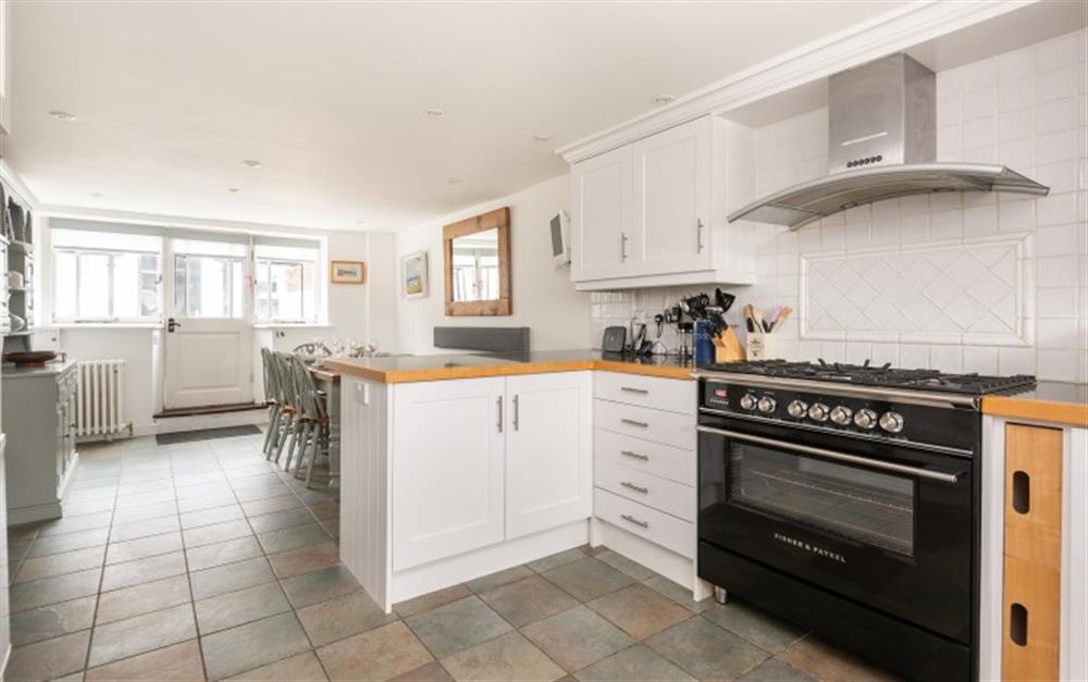 Kitchen at Breakwater Cottage in Bude
