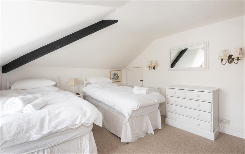 One of the 5 bedrooms at Breakwater Cottage in Bude