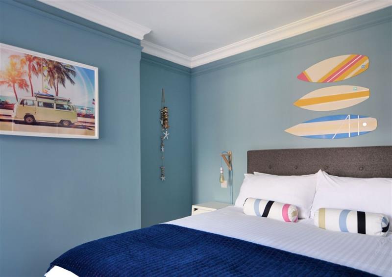 One of the bedrooms at Breakwater, Seaton