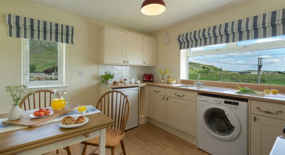 The kitchen at Brean Cove Apartment in Brean, Somerset