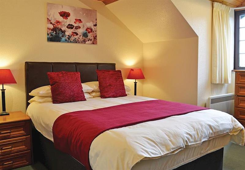 Double bedroom in Crows Nest 1 at Brecon Beacons Resort in Brecon Beacons National Park, South Wales