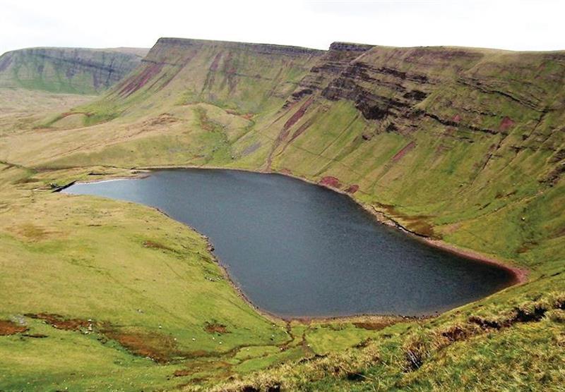 Llyn y Fan Fach at Brecon Beacons Resort in Brecon Beacons National Park, South Wales