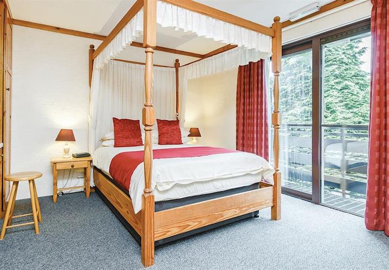 Typical bedroom in Pen-Y-Fan at Brecon Beacons Resort in Brecon Beacons National Park, South Wales