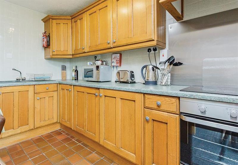 Typical kitchen in Craig-Y-Nos at Brecon Beacons Resort in Brecon Beacons National Park, South Wales