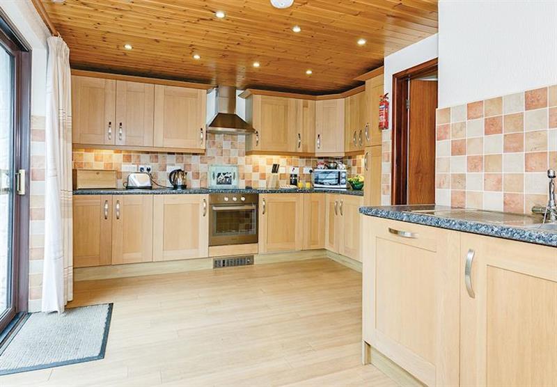 Typical kitchen in Tawe at Brecon Beacons Resort in Brecon Beacons National Park, South Wales