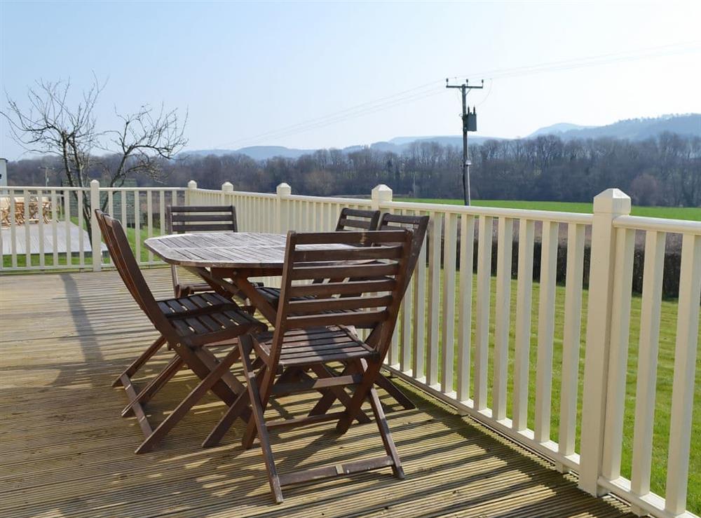 Decking at Brecon Cottages-Meadow Cottage in Brecon, Powys