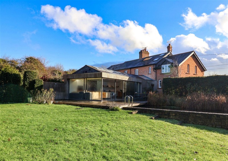 Outside Bredy Cottages at Bredy Cottages, Burton Bradstock