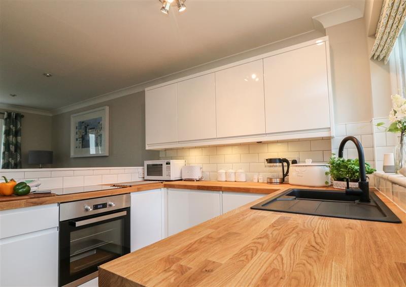 Kitchen at Breeze Cottage, Budock Water