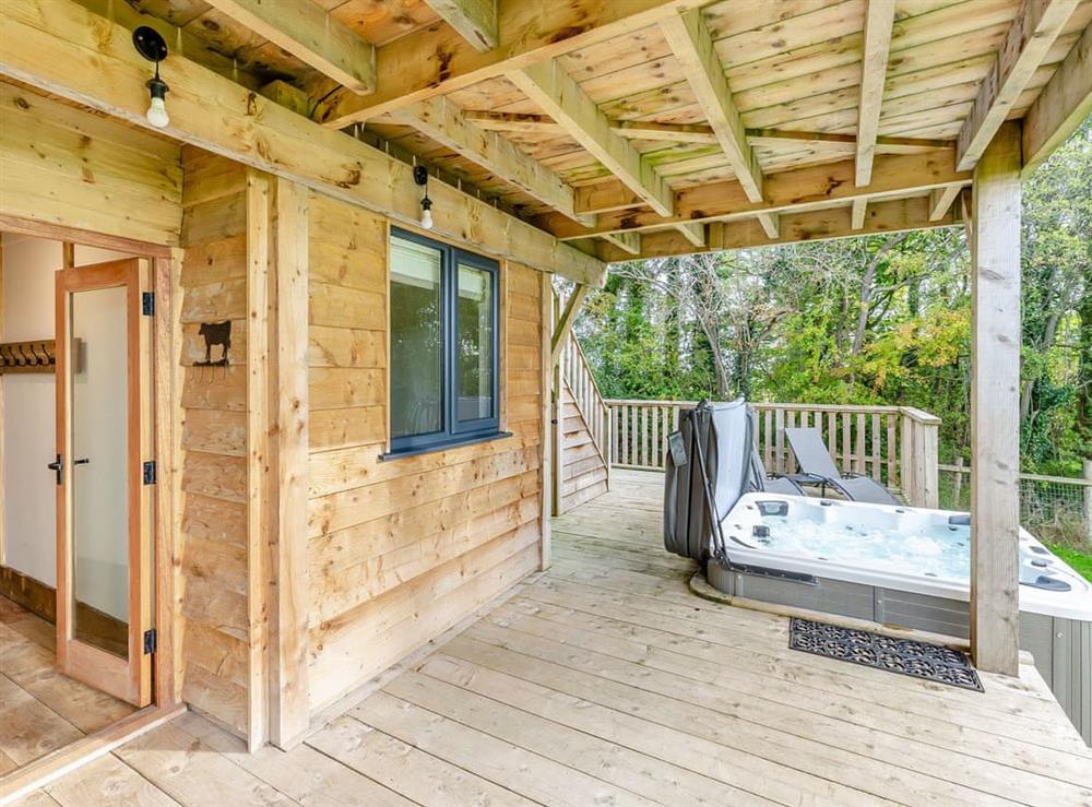 Hot tub (photo 2) at Breidden Lodge in Sweeney, near Oswestry, Shropshire