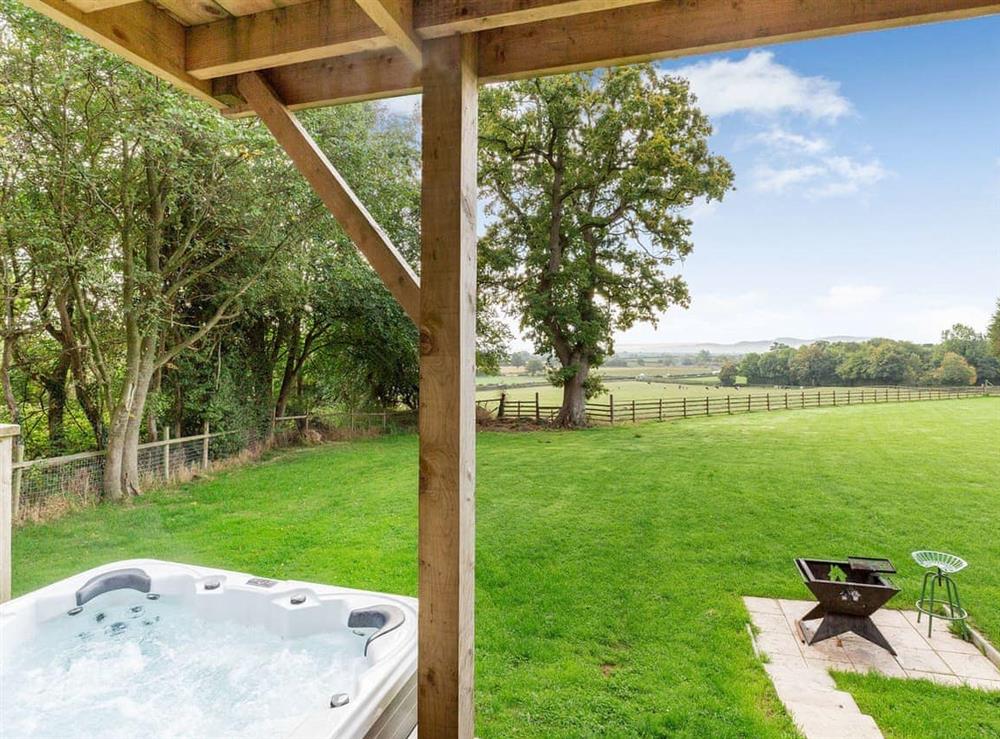 Hot tub (photo 3) at Breidden Lodge in Sweeney, near Oswestry, Shropshire