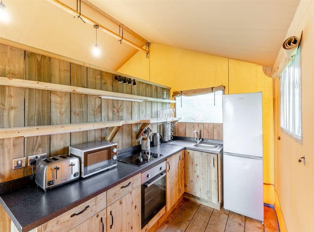 Kitchen at Breidden Lodge in Sweeney, near Oswestry, Shropshire