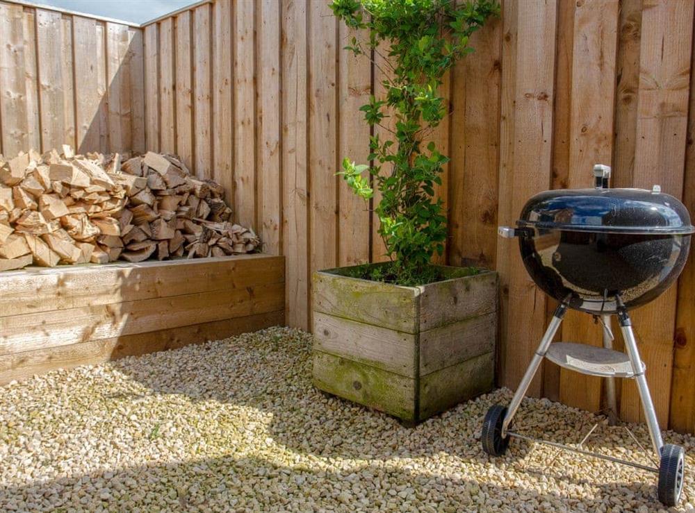 BBQ area at Brens Barn in Aiskew, near Bedale, North Yorkshire