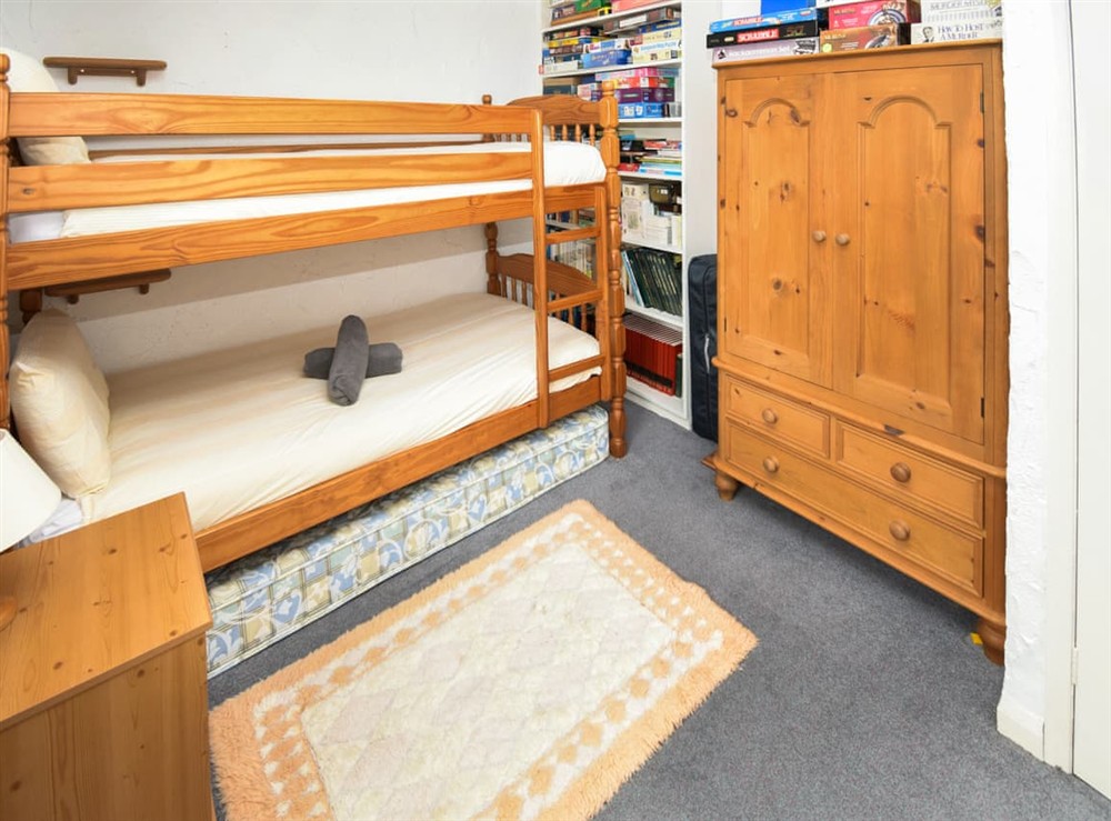 Bunk bedroom at Brent Cottage in Windermere, Cumbria