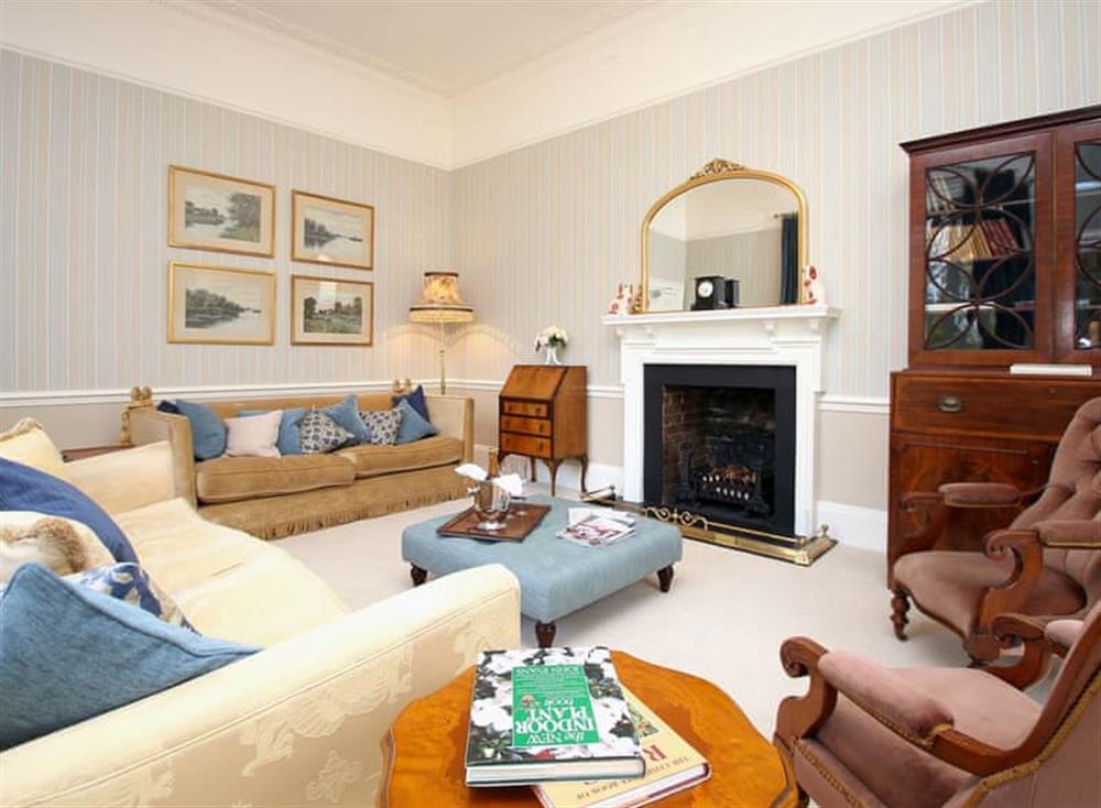Living room at Bressingham Hall in Bressingham, Norfolk