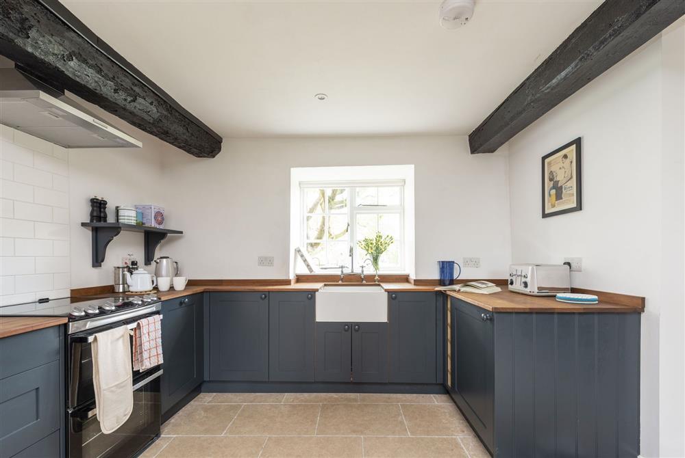 Well-equipped kitchen at Brew House Cottage, Clifton Maybank, nr Sherborne