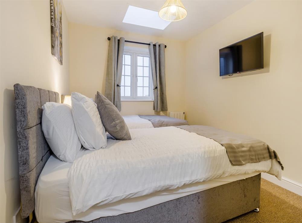 Twin bedroom at Brewers Cottage in Montgomery, Powys