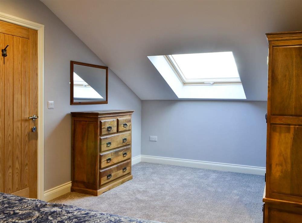 Bedroom with zip and link super kingsize bed (photo 2) at Brewers Cottage in Near Hexham, Northumberland