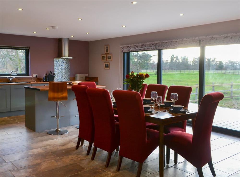 Spacious kitchen and dining area at Brewers Cottage in Near Hexham, Northumberland