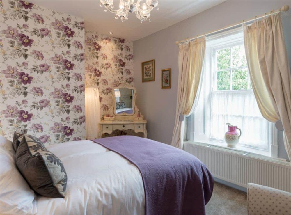Beautifully decorated double bedroom at Brewery House Cottage in Bishop Middleham, near Durham, England