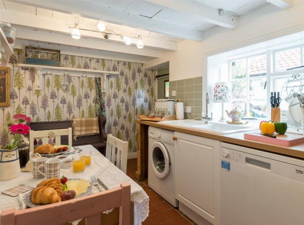 Well-equipped kitchen at Brewery House Cottage in Bishop Middleham, near Durham, England