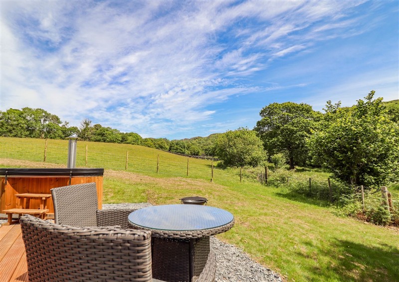 The garden at Briallen, Bontddu near Dolgellau