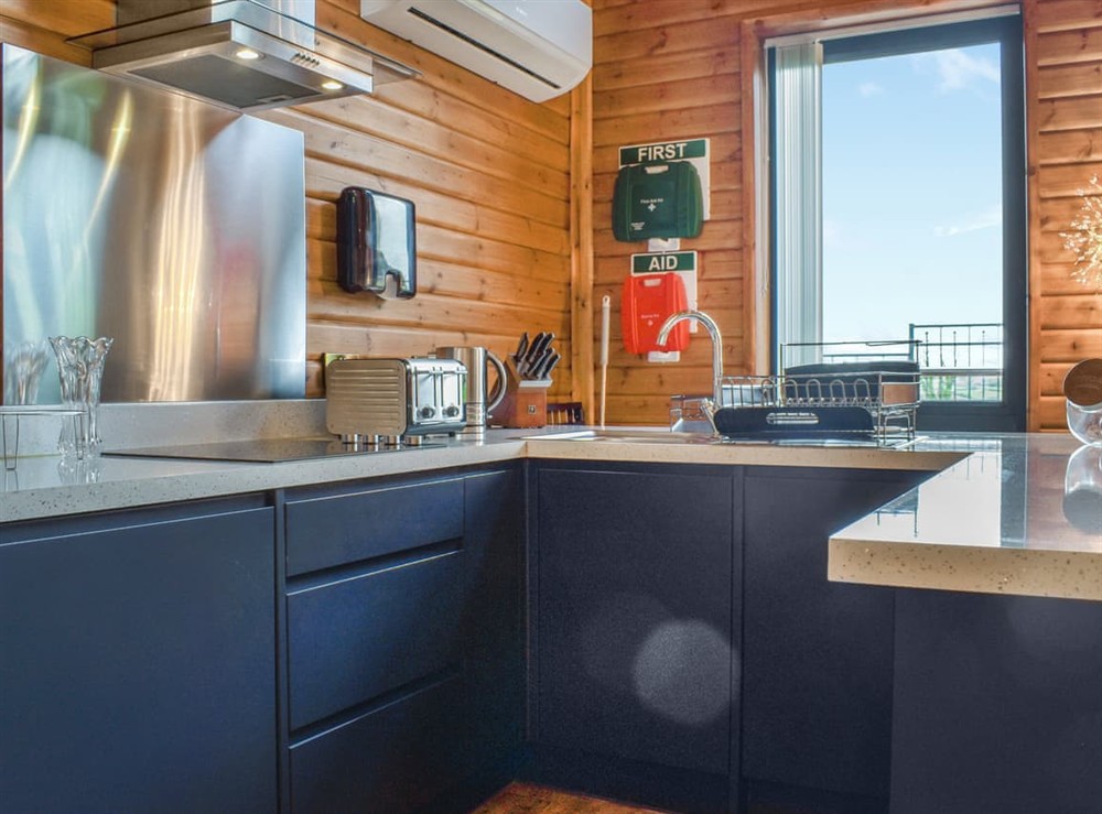 Kitchen area at Briallen in Mydroilyn Lampeter, Dyfed