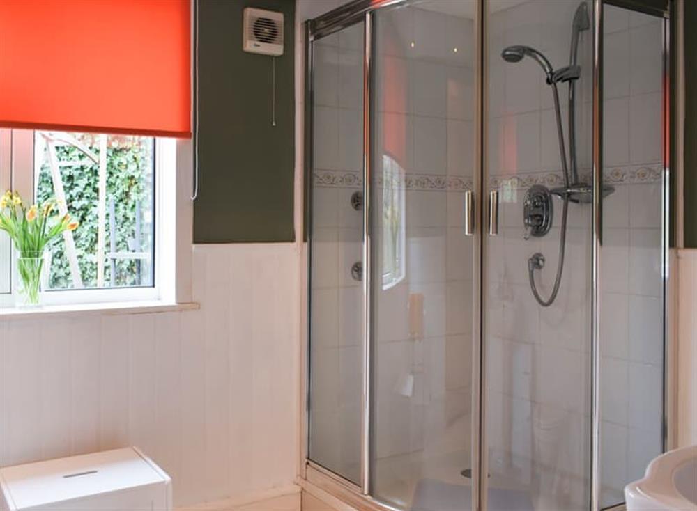 Shower room at Briar Cottage in Prinsted, near Emsworth, West Sussex