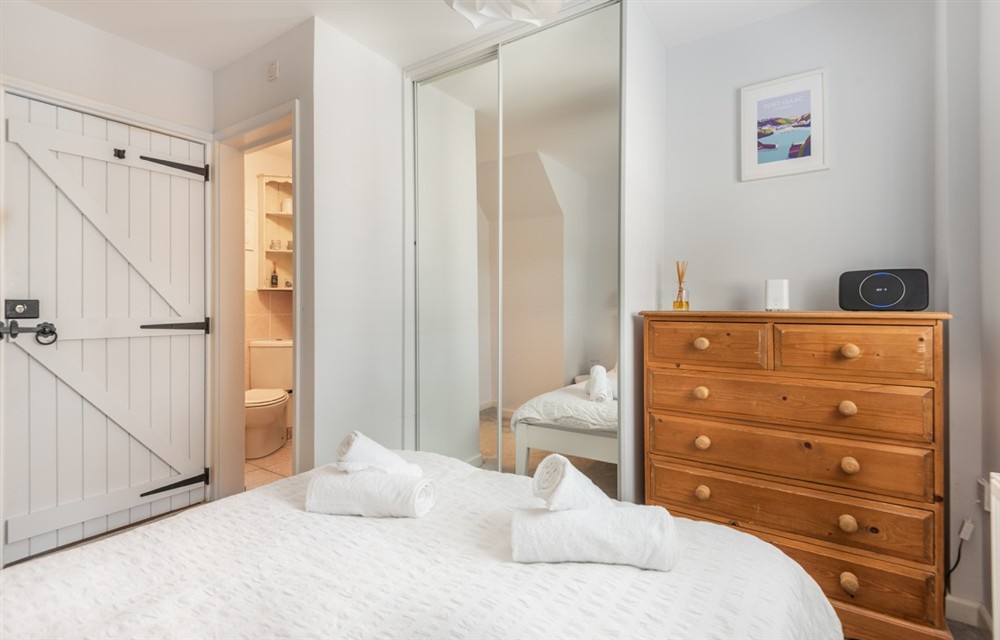 One of the bedrooms at Briar Cottage in Talland Bay
