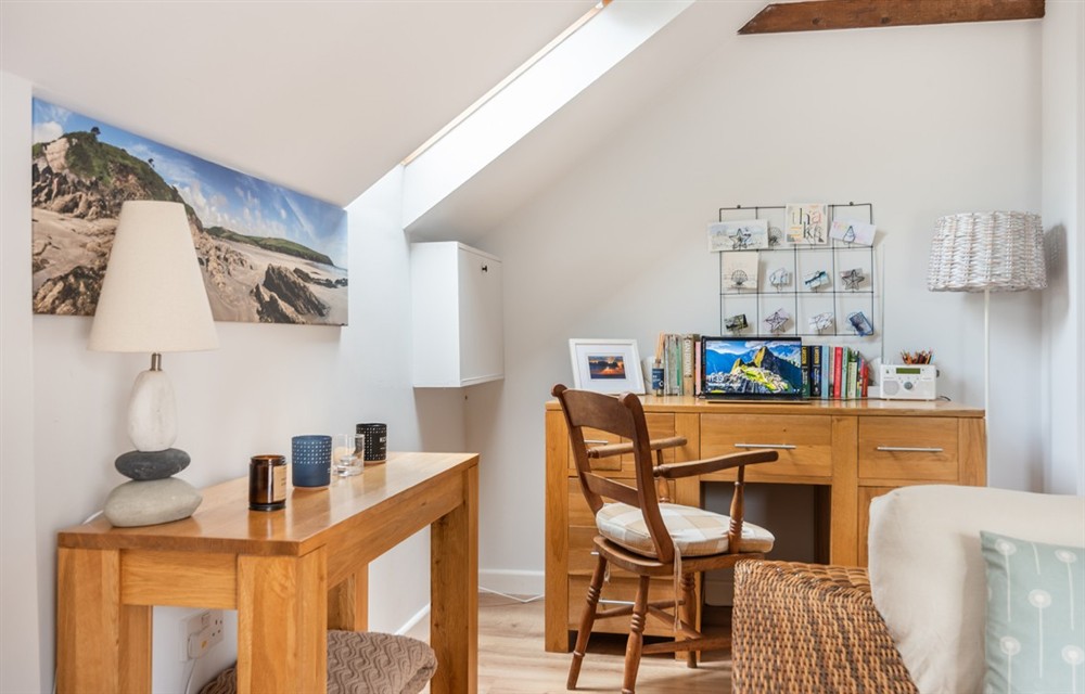 Relax in the living area at Briar Cottage in Talland Bay