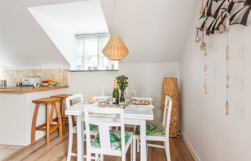 The dining room at Briar Cottage in Talland Bay