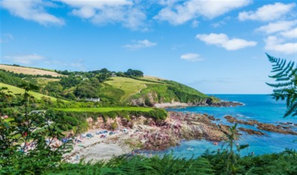 The setting of Briar Cottage at Briar Cottage in Talland Bay