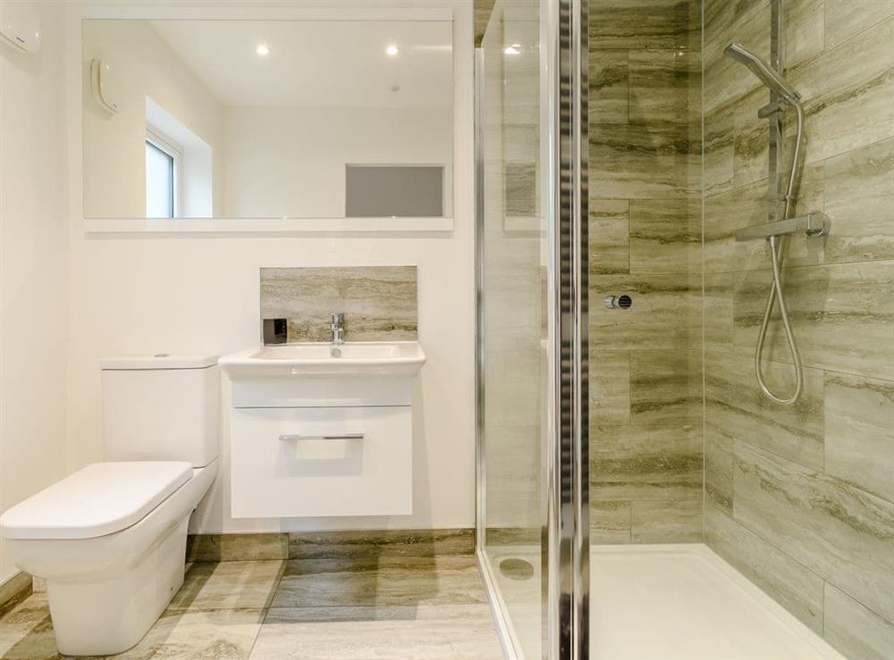 Shower room at Briar House in Ingoldsby, near Grantham, Lincolnshire