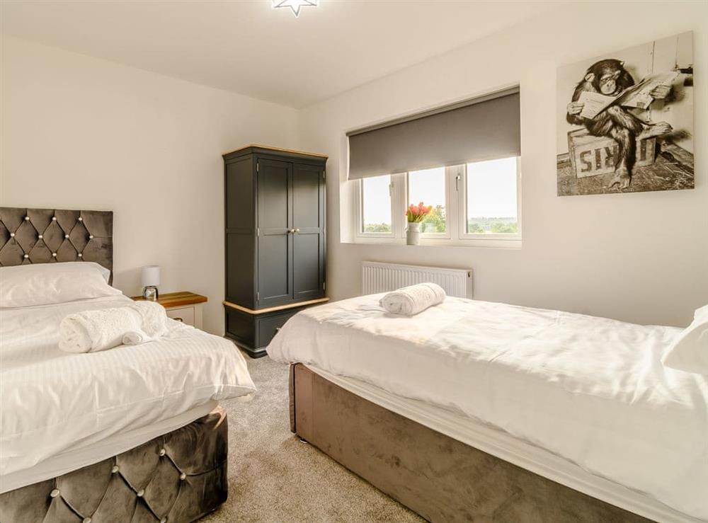 Twin bedroom at Briar House in Ingoldsby, near Grantham, Lincolnshire