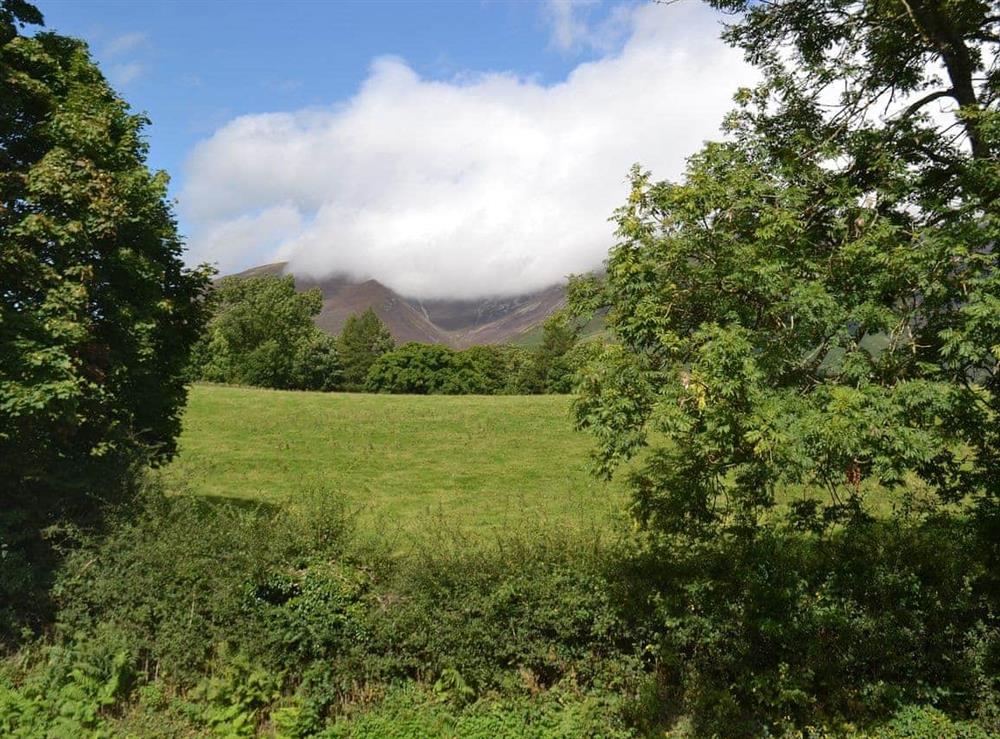 There are great views of the Lakeland fells from the property at Briar Rigg in Keswick, Cumbria